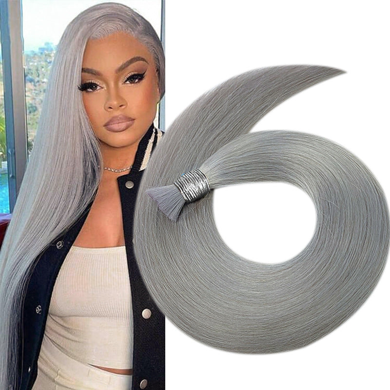 Natural and seamless hair extension wig
