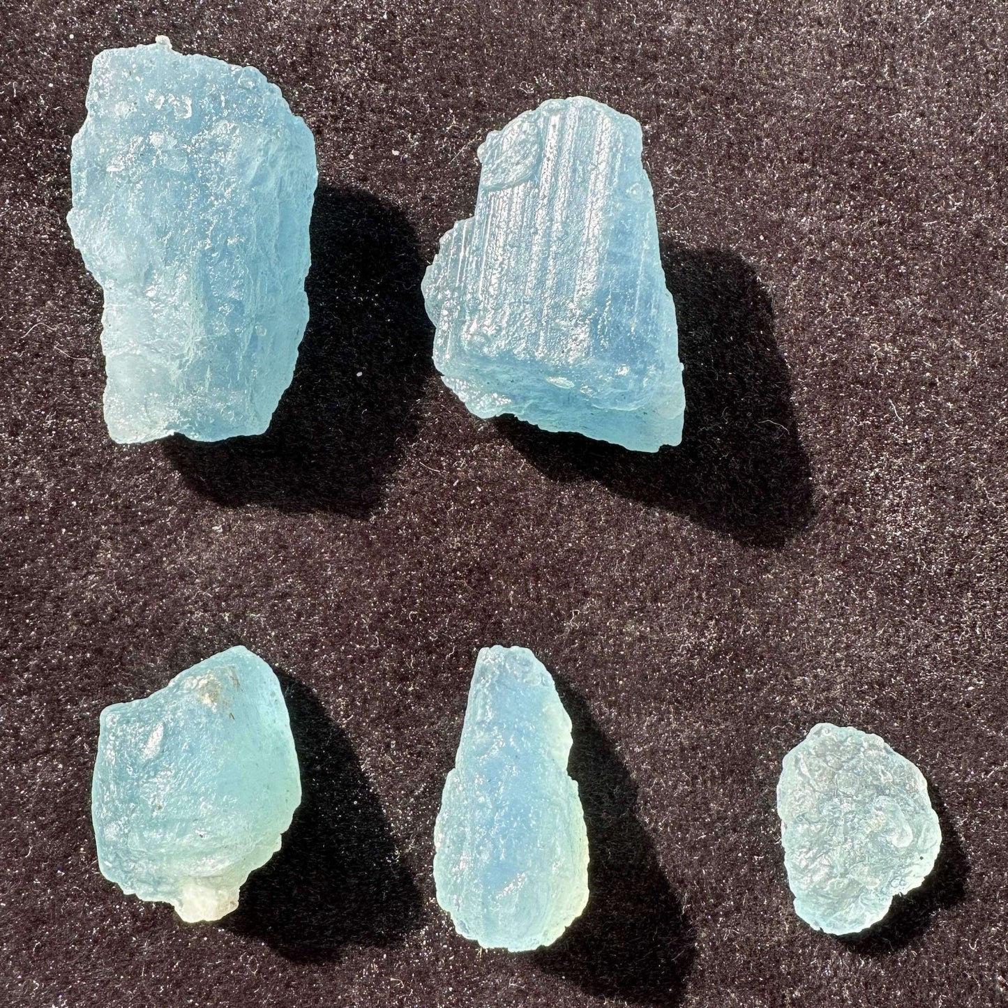 Natural Aquamarine Crystal Raw Stone