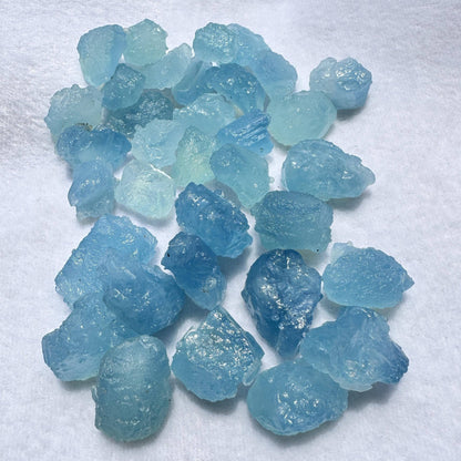 Natural Aquamarine Crystal Raw Stone