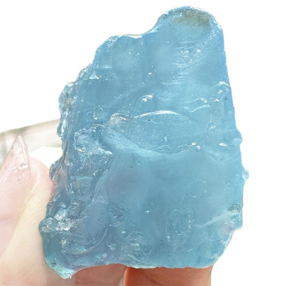 Natural Aquamarine Crystal Raw Stone