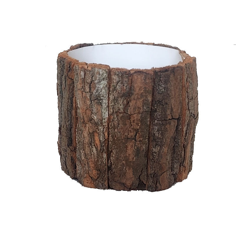 Natural Bark Flower Pot