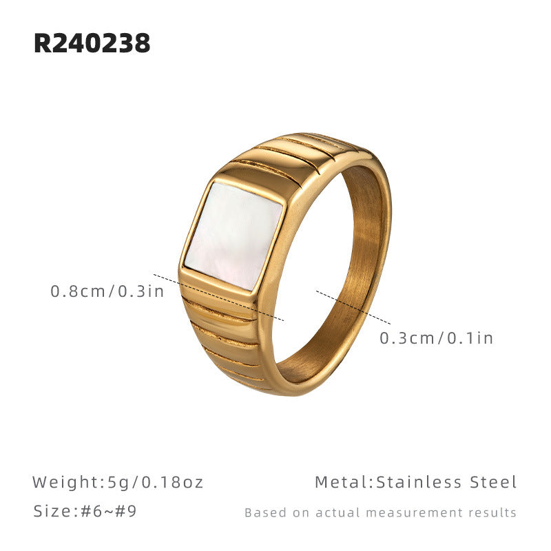 Natural Bezoar Ring for Women