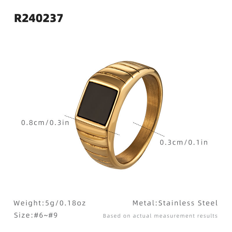 Natural Bezoar Ring for Women
