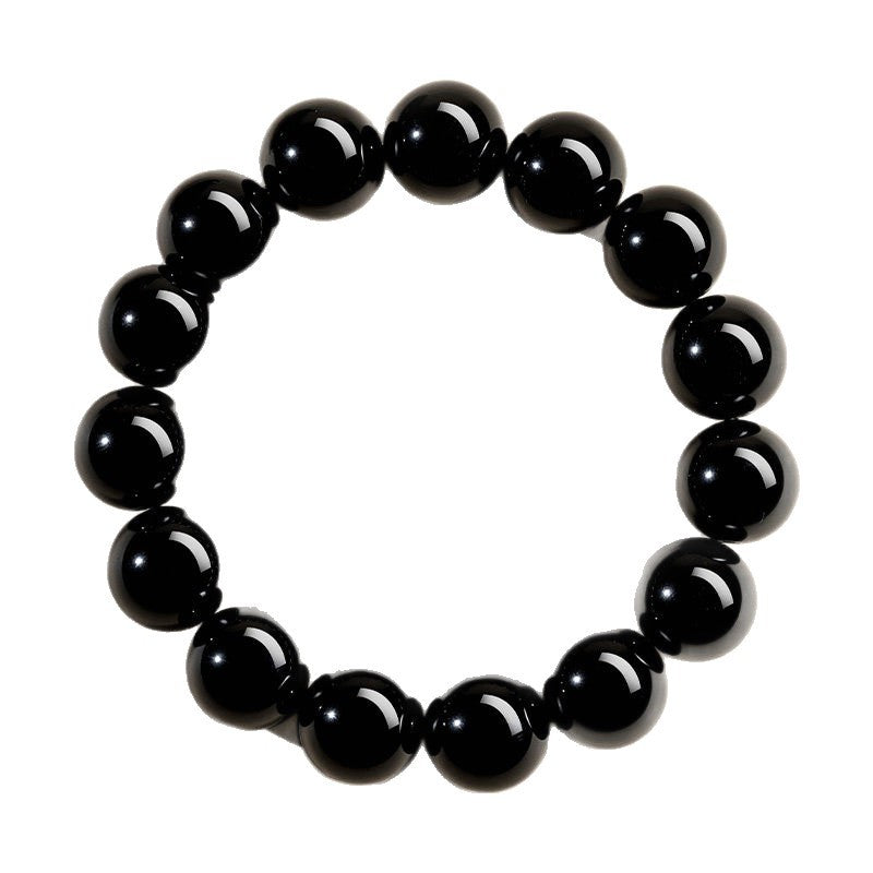 Natural Black Obsidian Loose Beads