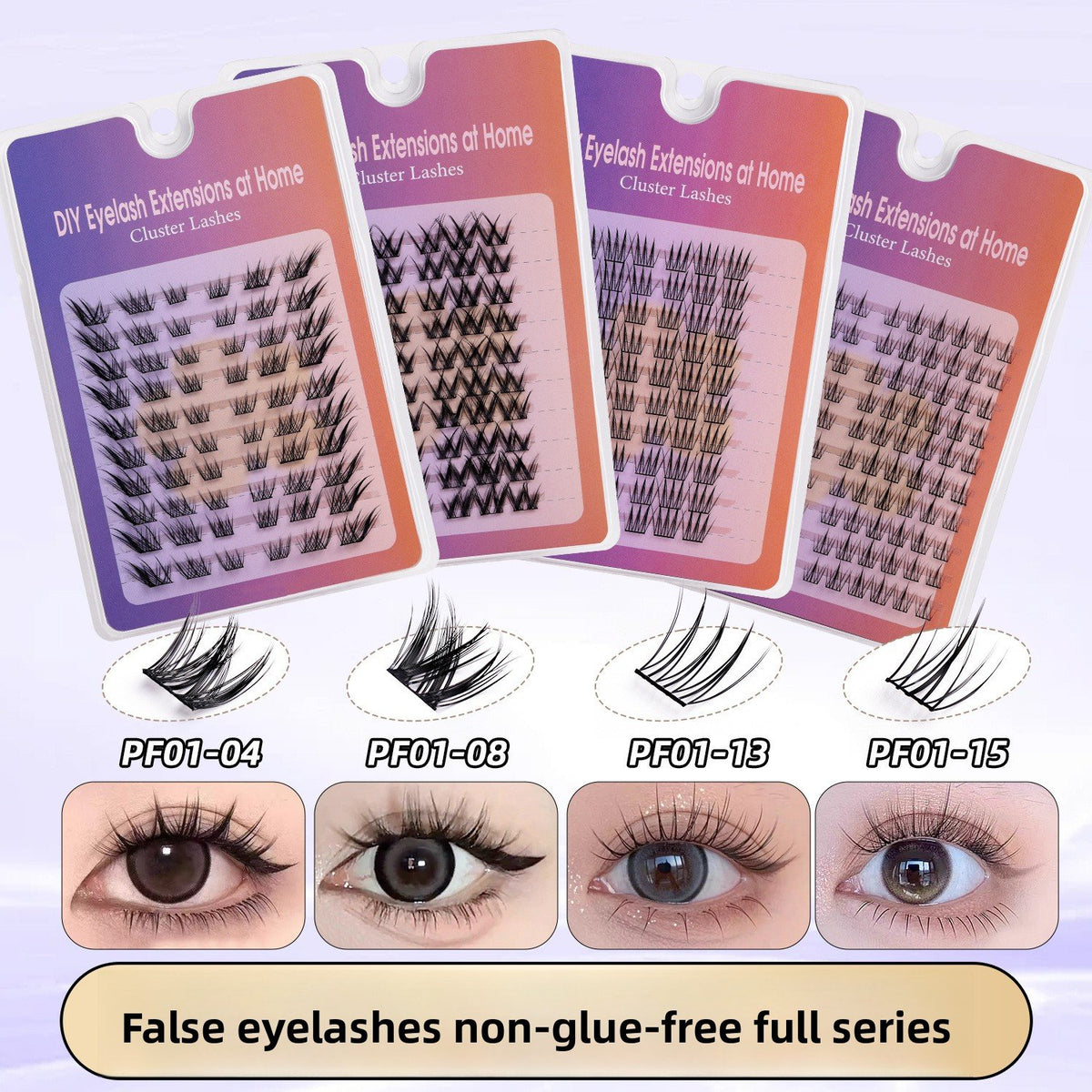 Natural Black Stem False Eyelashes