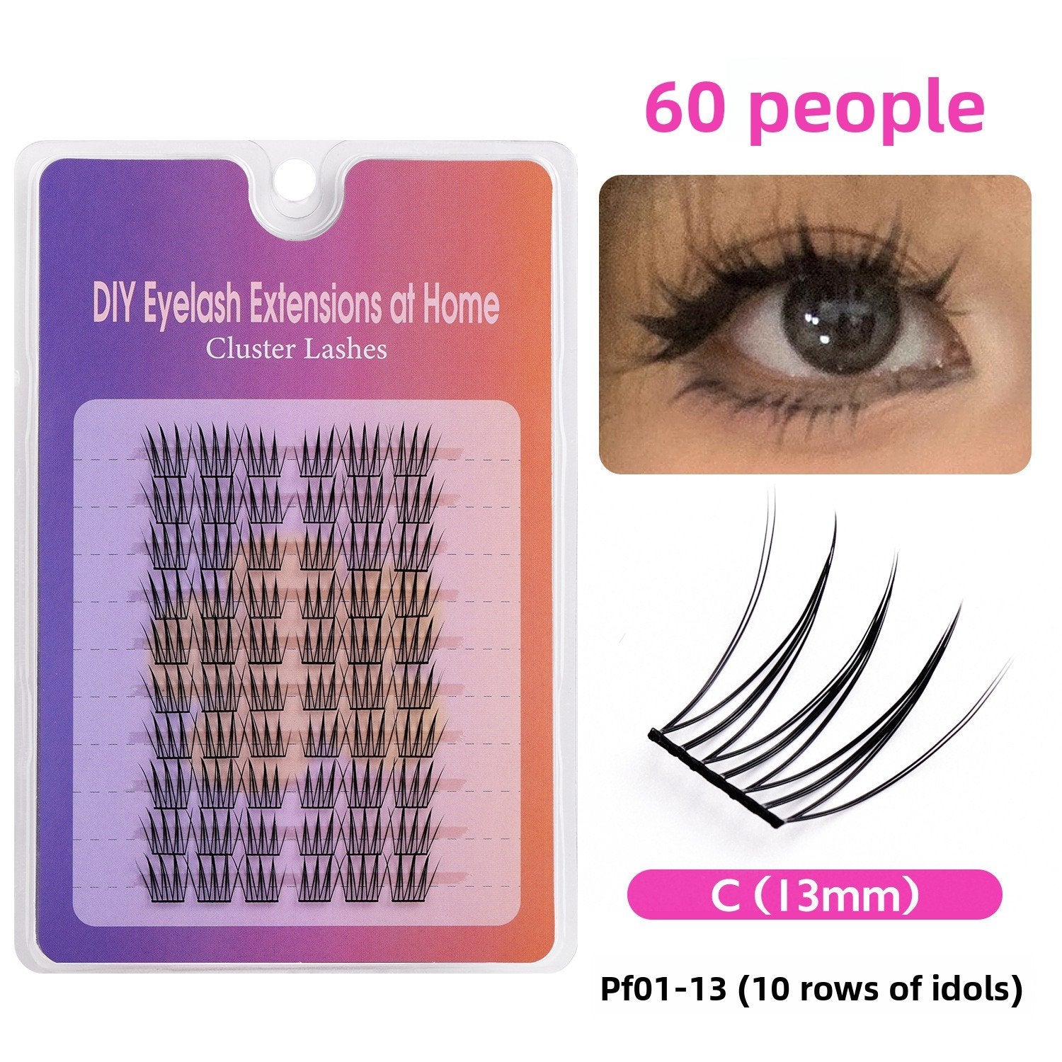 Natural Black Stem False Eyelashes