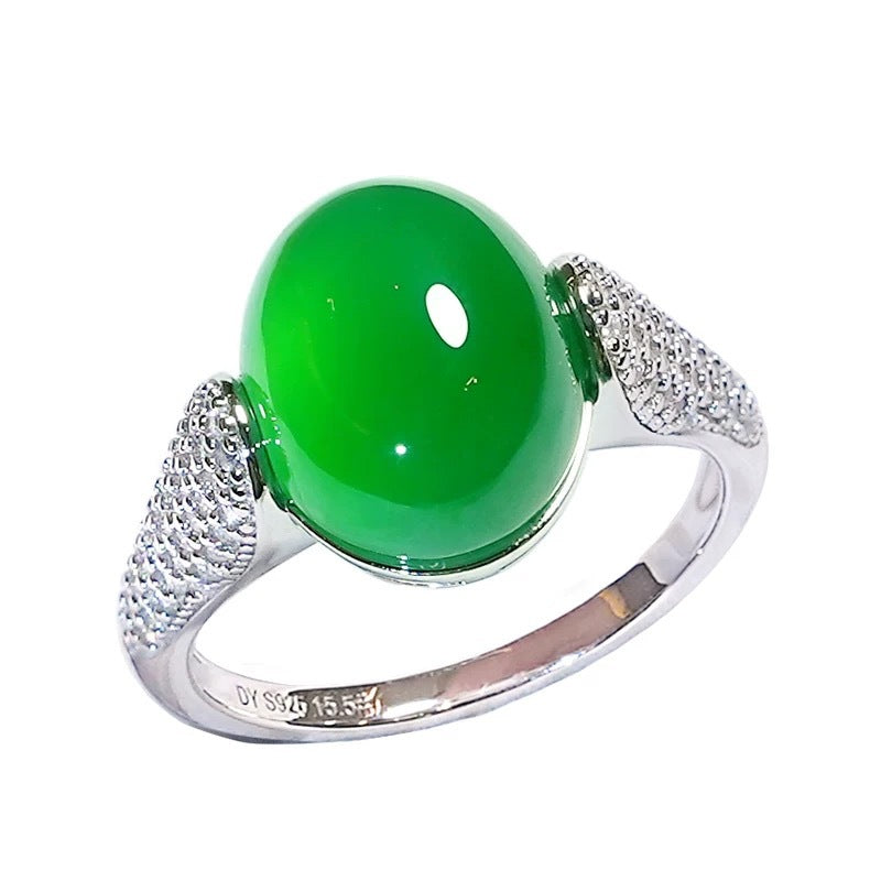 Natural Chalcedony Ring