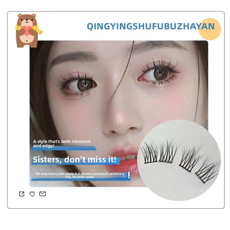 Natural Cluster False Eyelashes