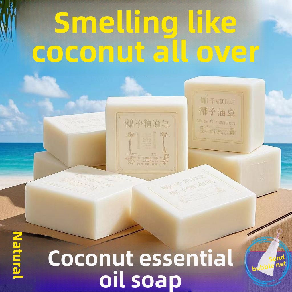 Natural Coconut Oil Handmade Soap for Cleansing and Bathing
