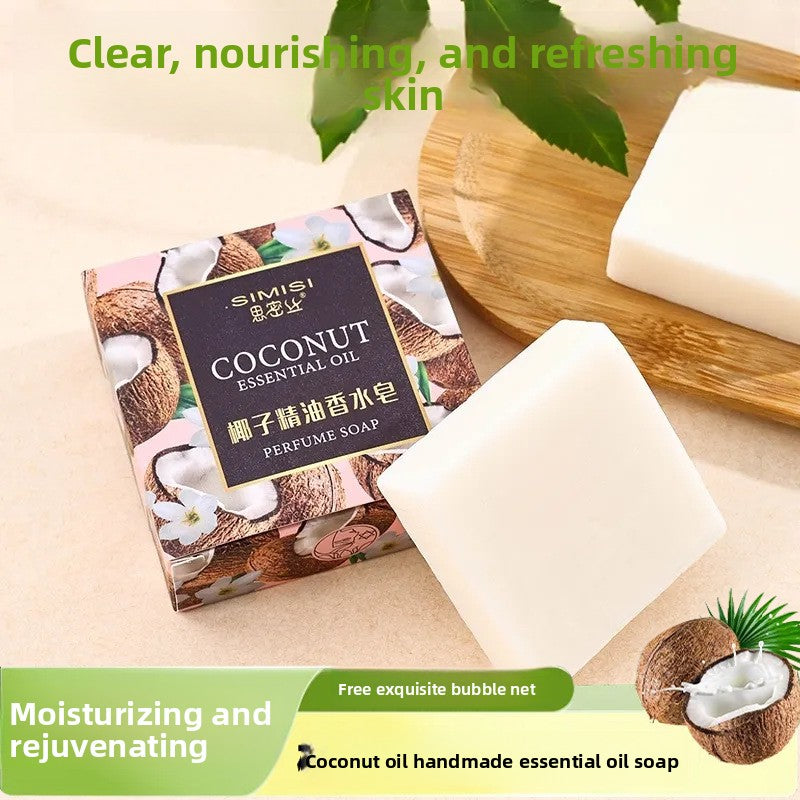 Natural Coconut Oil Handmade Soap for Cleansing and Bathing