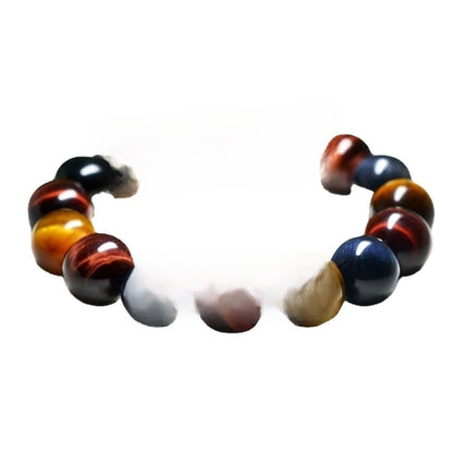Natural Colorful Tiger Eye Bracelet