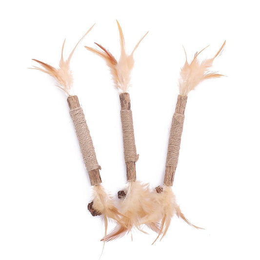 Natural Cotton Rope Cat Chew Toys with Catnip