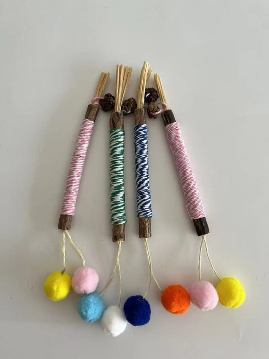Natural Cotton Rope Cat Chew Toys with Catnip