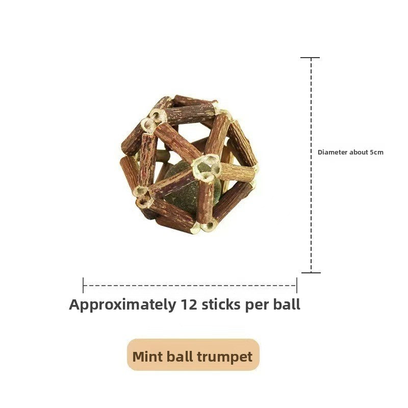 Natural Cotton Rope Cat Chew Toys with Catnip
