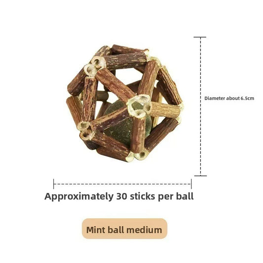 Natural Cotton Rope Cat Chew Toys with Catnip