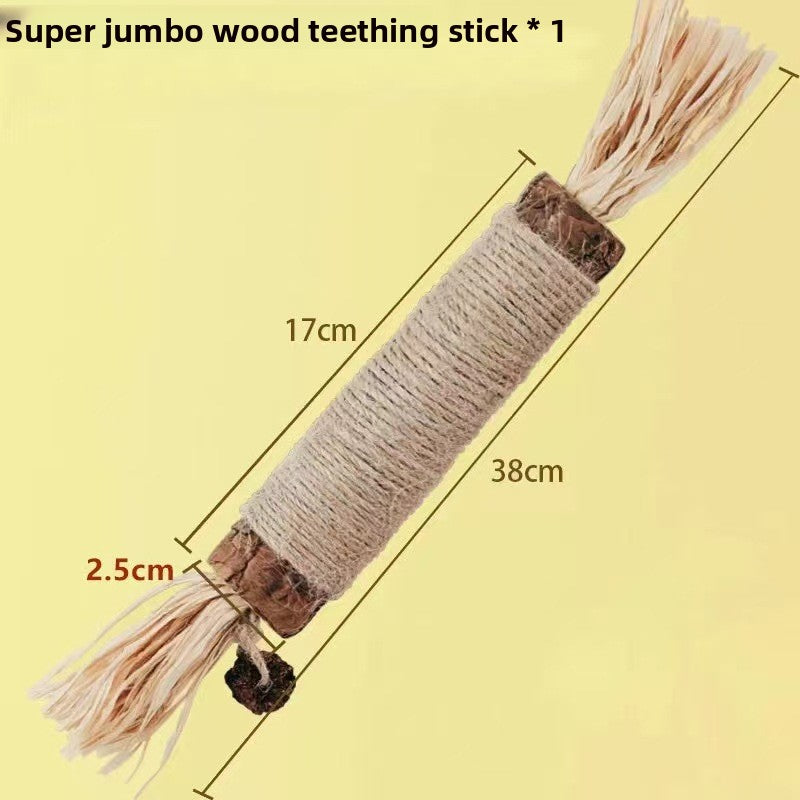 Natural Cotton Rope Cat Chew Toys with Catnip
