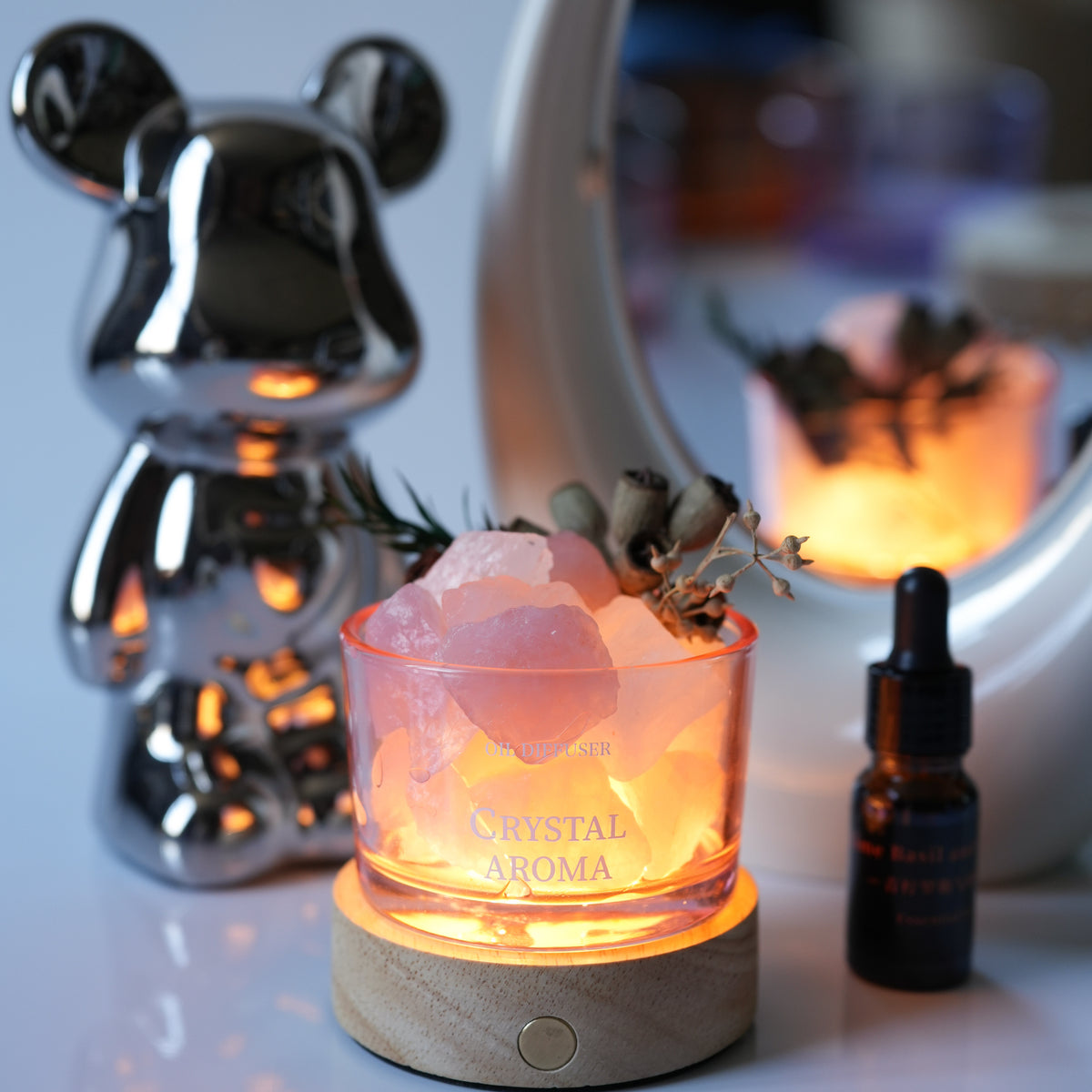 Natural Crystal Diffuser Stone Aromatherapy Ornament