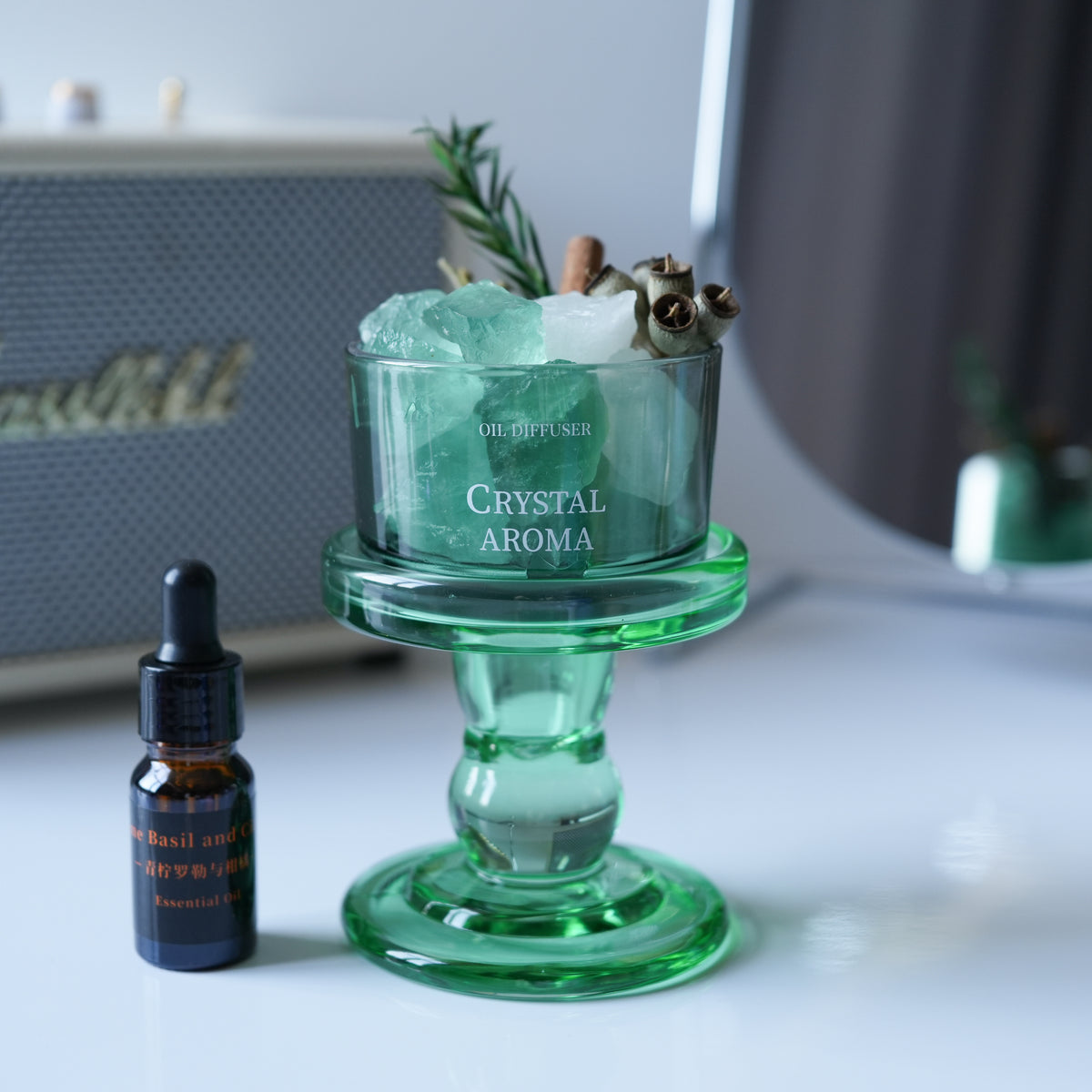 Natural Crystal Diffuser Stone Aromatherapy Ornament