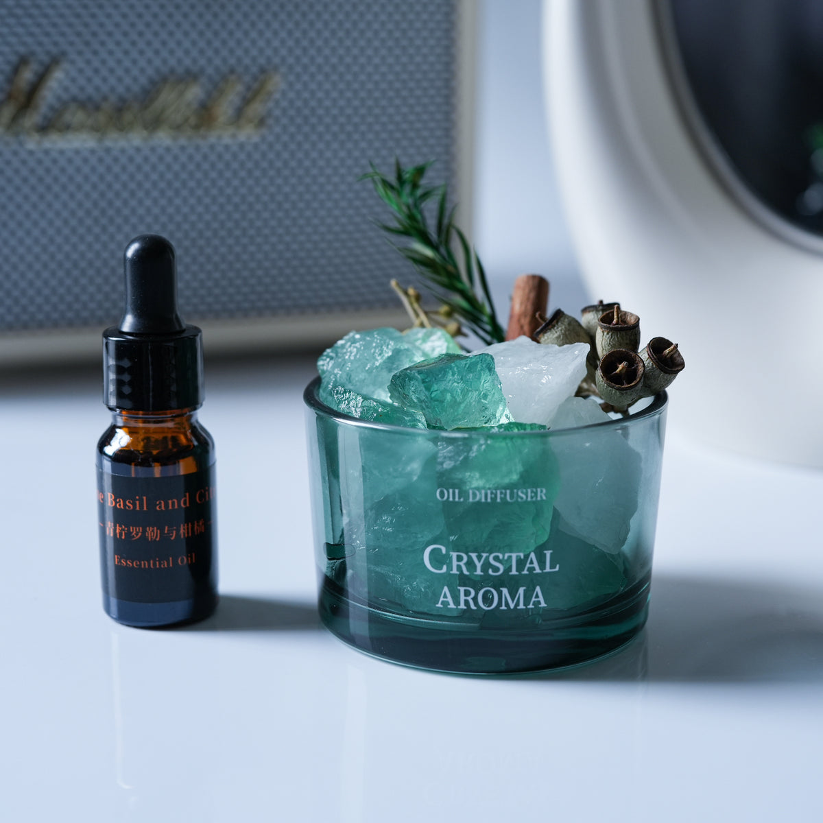 Natural Crystal Diffuser Stone Aromatherapy Ornament