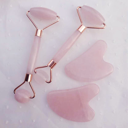 Natural crystal massage device