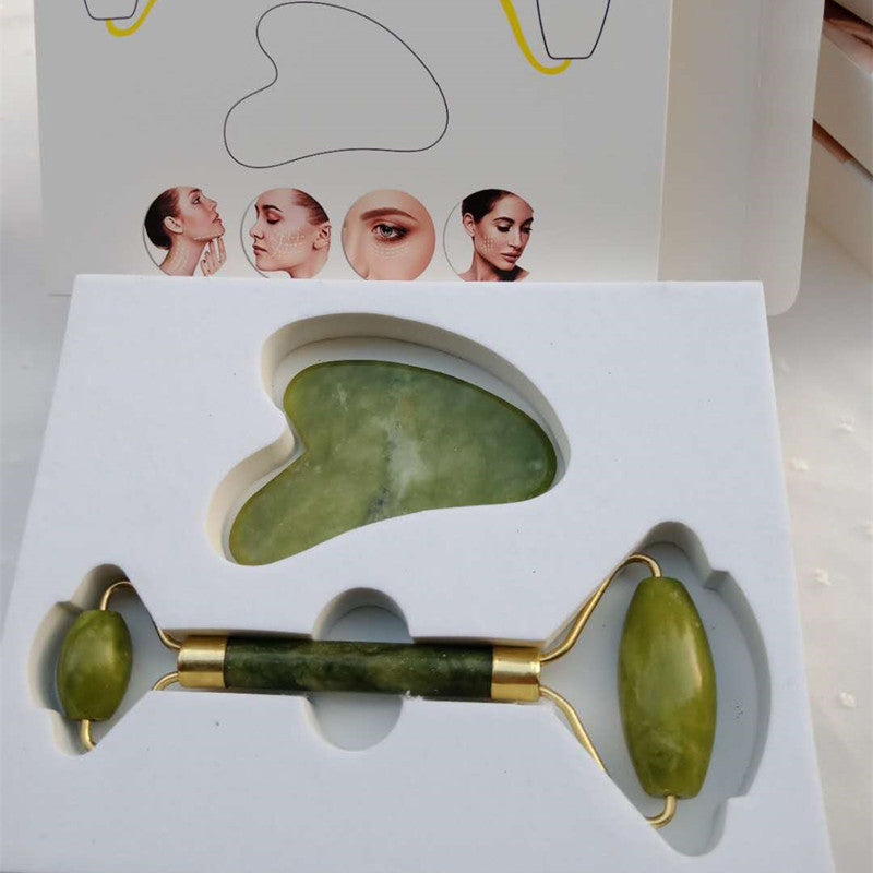 Natural crystal massage device