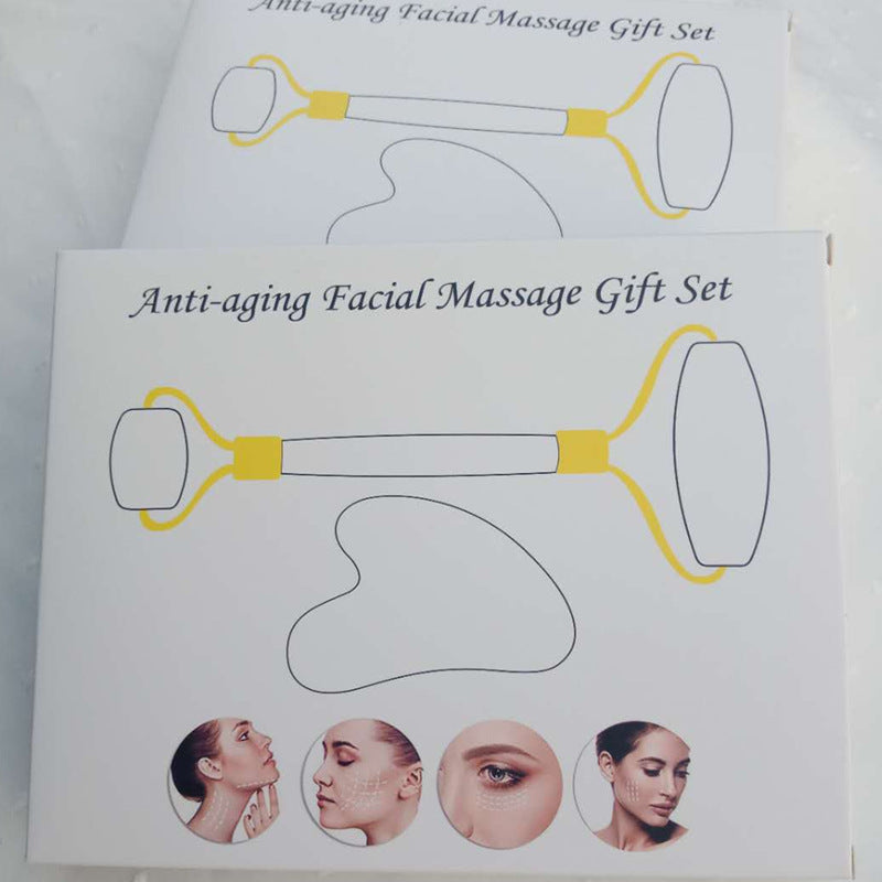 Natural crystal massage device
