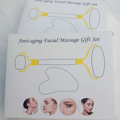 Natural crystal massage device