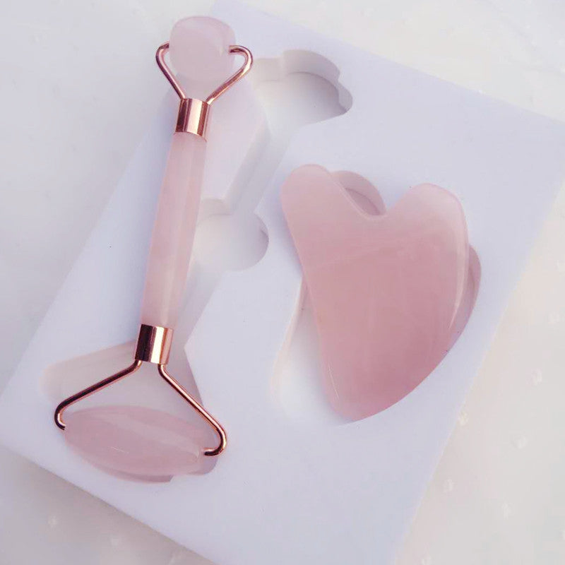 Natural crystal massage device