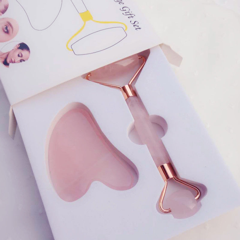 Natural crystal massage device