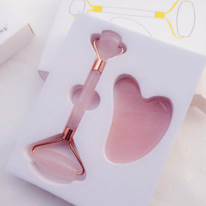 Natural crystal massage device