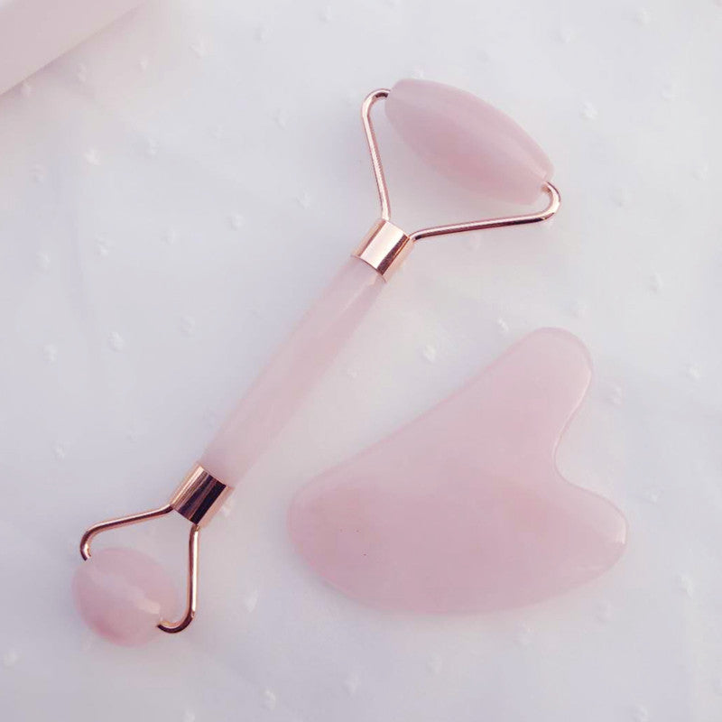 Natural crystal massage device