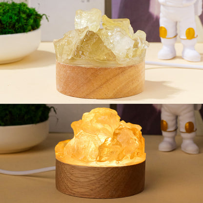 Natural Crystal Night Light