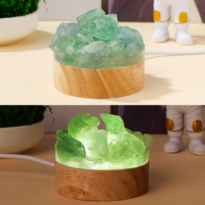 Natural Crystal Night Light