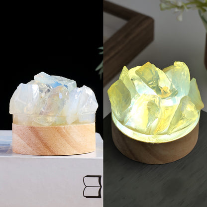 Natural Crystal Night Light
