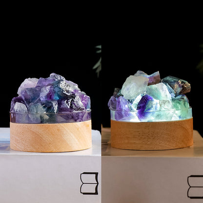 Natural Crystal Night Light