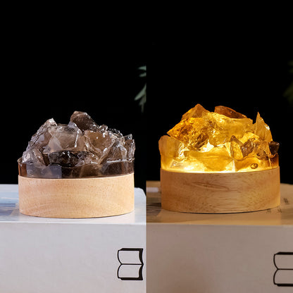 Natural Crystal Night Light