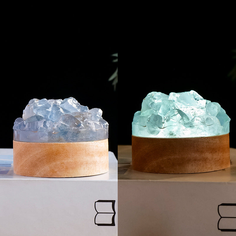 Natural Crystal Night Light
