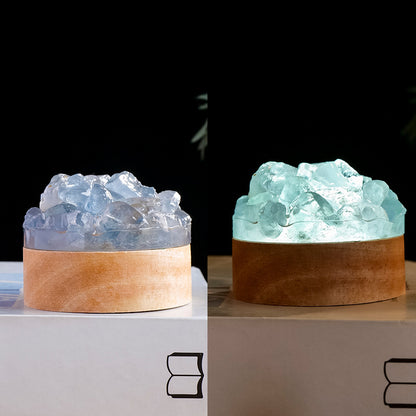 Natural Crystal Night Light