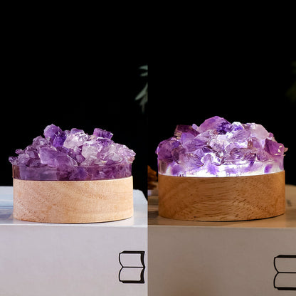 Natural Crystal Night Light