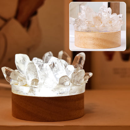 Natural Crystal Night Light