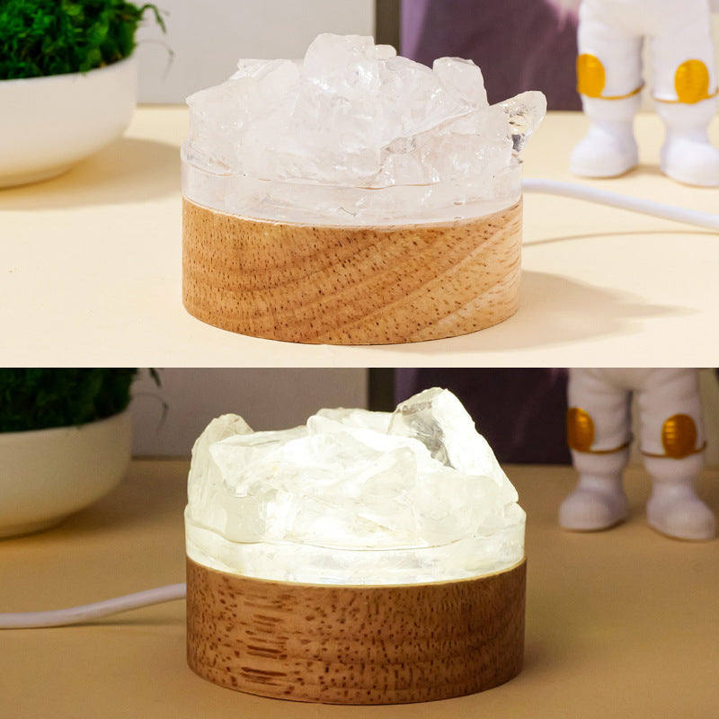 Natural Crystal Night Light