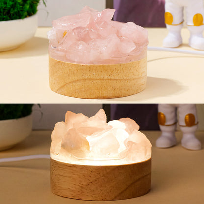 Natural Crystal Night Light