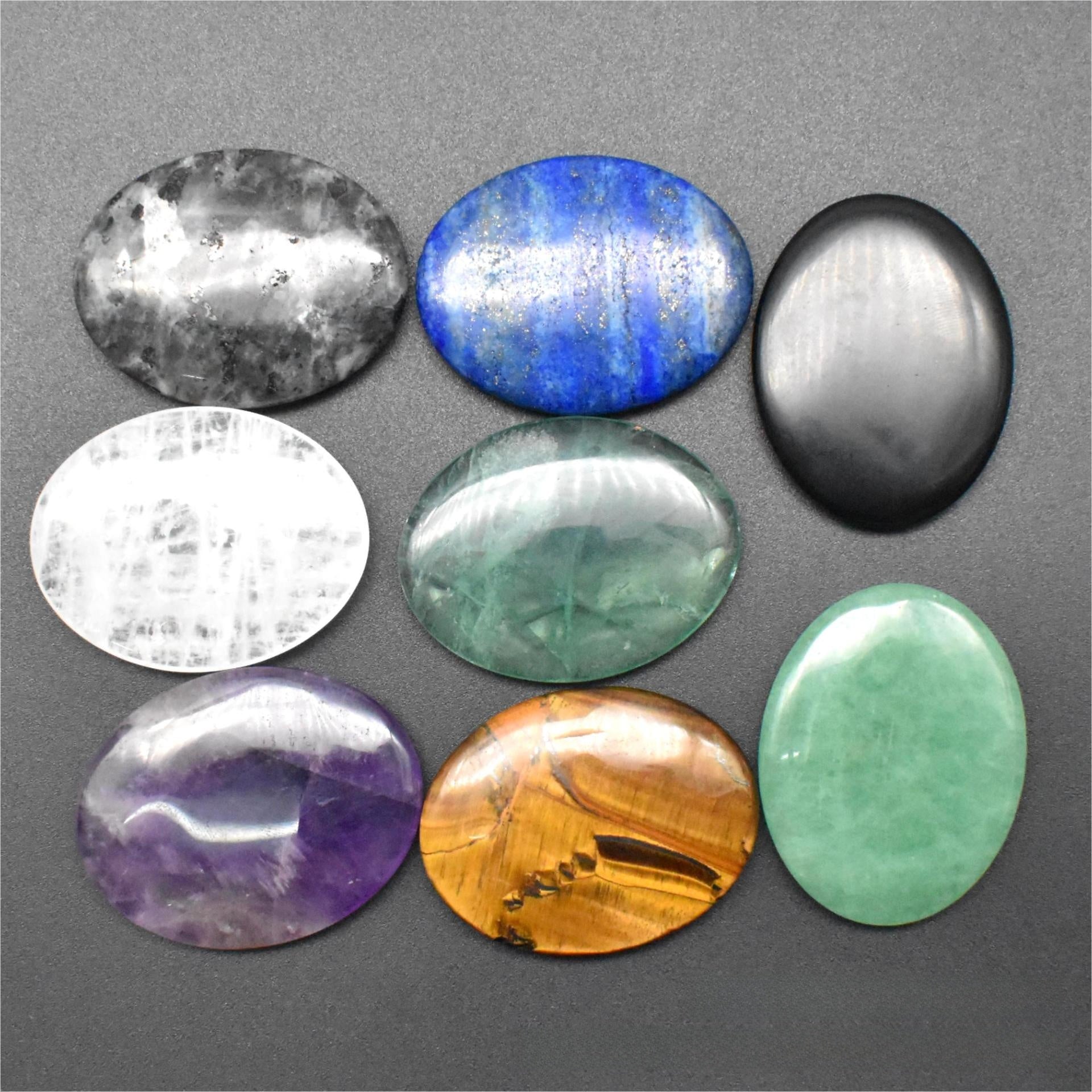 Natural Crystal Palm Massage Stone