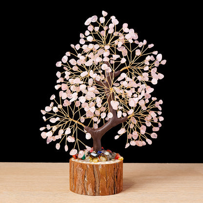 Natural Crystal Tree Decoration for Home and Gifts