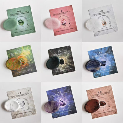 Natural Crystal Worry Relief Stone Sensory Pocket Rock