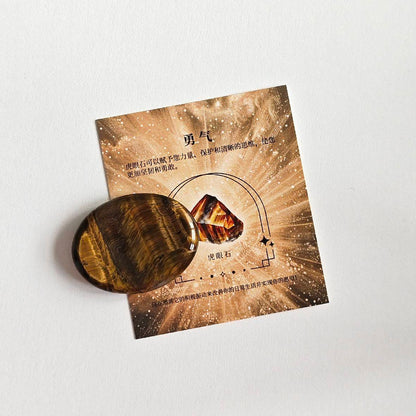 Natural Crystal Worry Relief Stone Sensory Pocket Rock