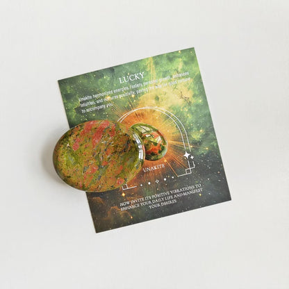 Natural Crystal Worry Relief Stone Sensory Pocket Rock