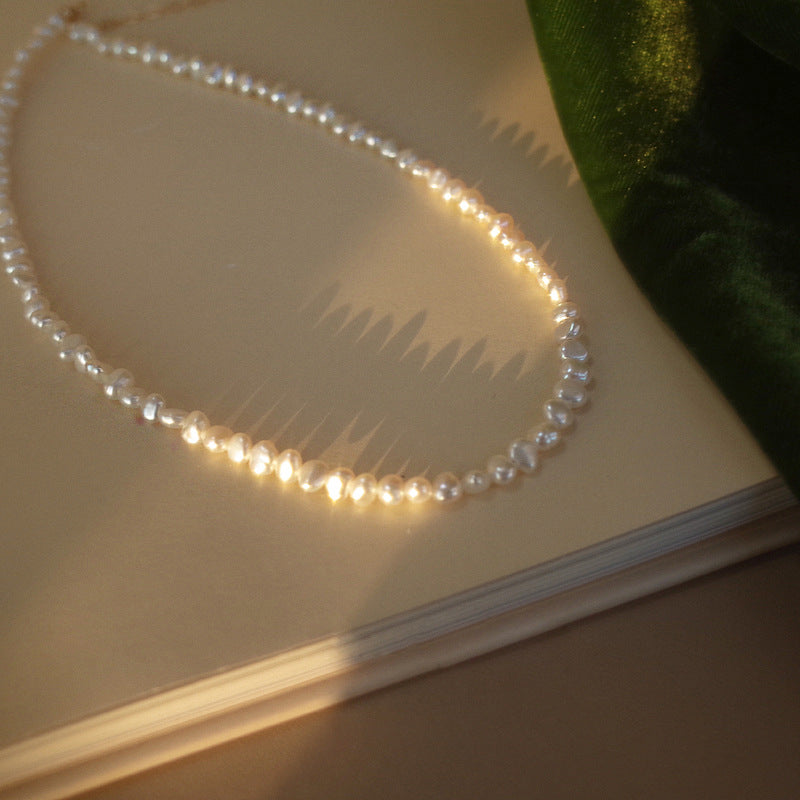Natural freshwater pearl necklace