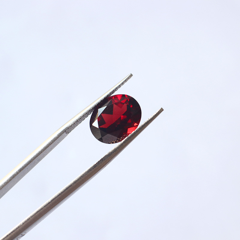 Natural Garnet Oval Shape Stone