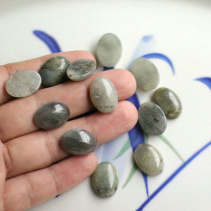 Natural Gemstone Egg Shaped Beads